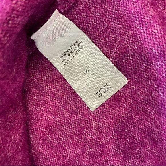 Lucky Brand Bright Purple Relaxed fit Knit Sweater L - Picture 6 of 10